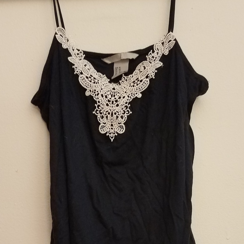 H&M navy blue tank top XS